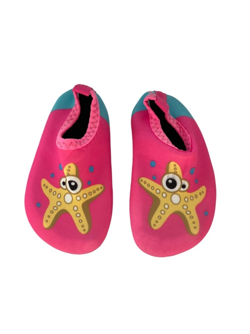 Kids Pink Starfish Water Skin Shoes for Beach Sand Swim & Surf | Baby 18-24 M